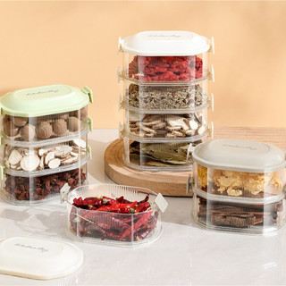Shopello Toples Bumbu Dapur 4 Susun Tingkat Tempat Penyimpanan Bahan Makanan Rempah