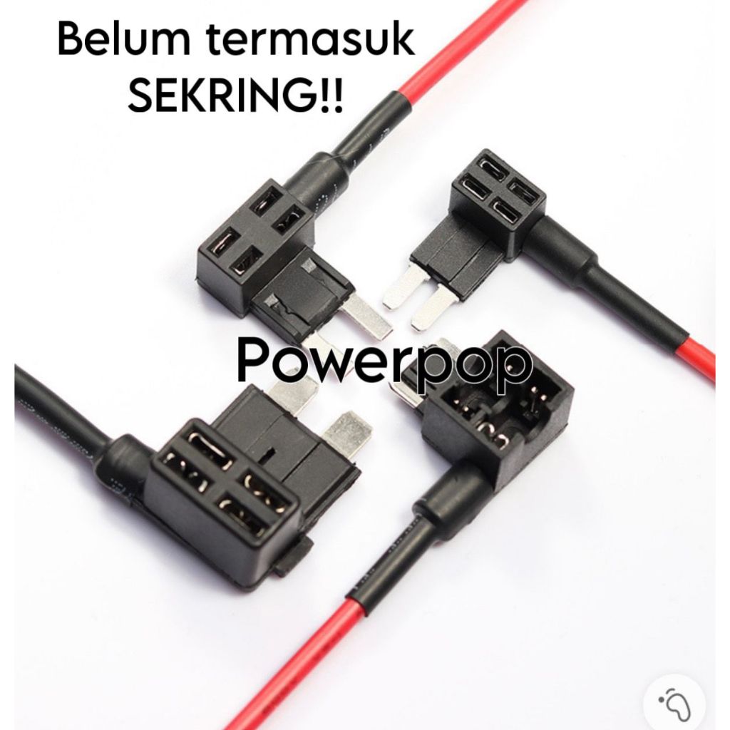 Jumper Fuse Tap Cable Jumper Connector Standard / Small / Micro / Micro2 Fuse box Socket for Car Mot
