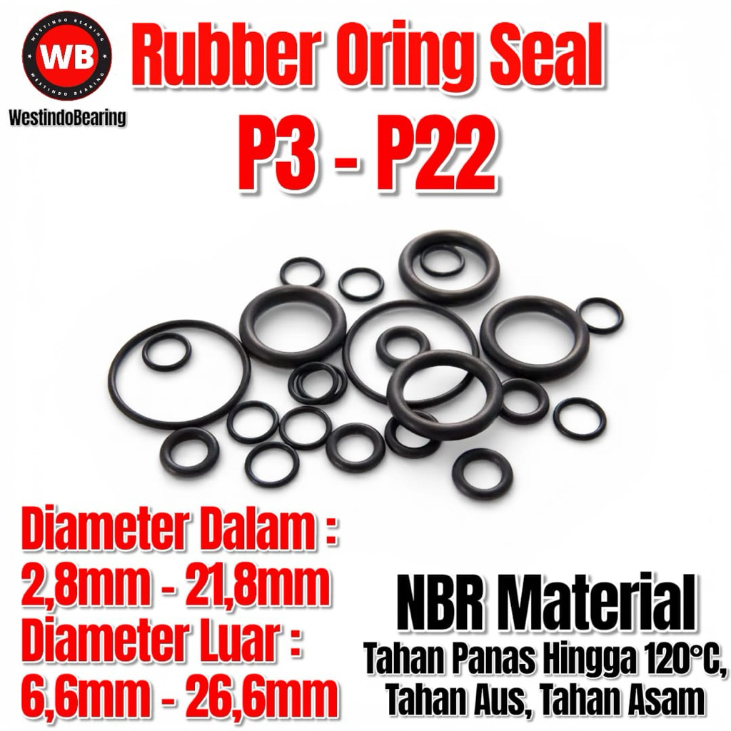 Oring Seal P3 P4 P5 P6 P7 P8 P9 P10 P11 P12 P13 P14 P15 P16 P17 P18 P19 P20 P21 P22 ยาง O แหวน NBR