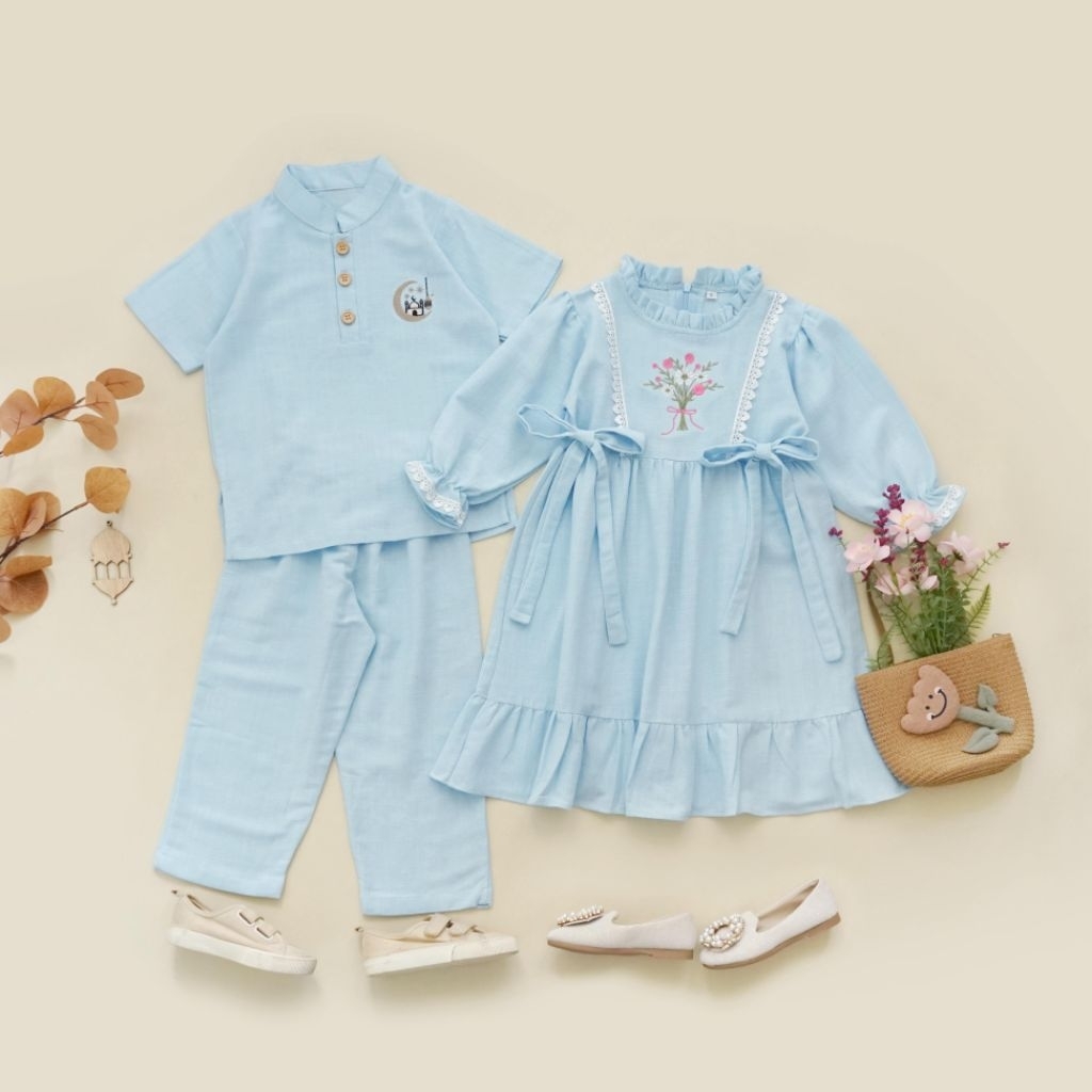 Kirana Dress & Khazan Koko • ชุดเด็ก • ชุดโคโกะสําหรับเด็ก • เสื้อผ้าคู่รักมุสลิม