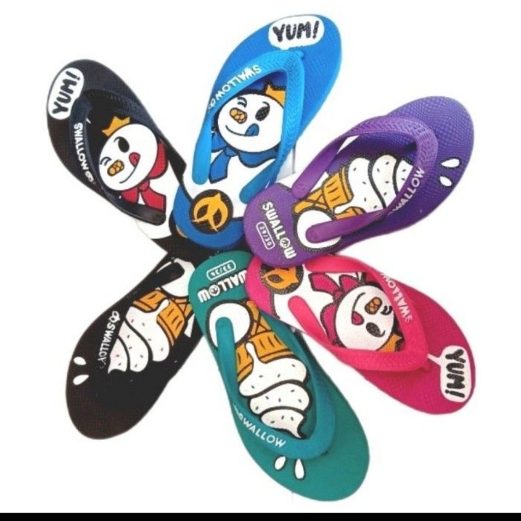 รองเท้าแตะ Swallow Mixue ขายปลีก