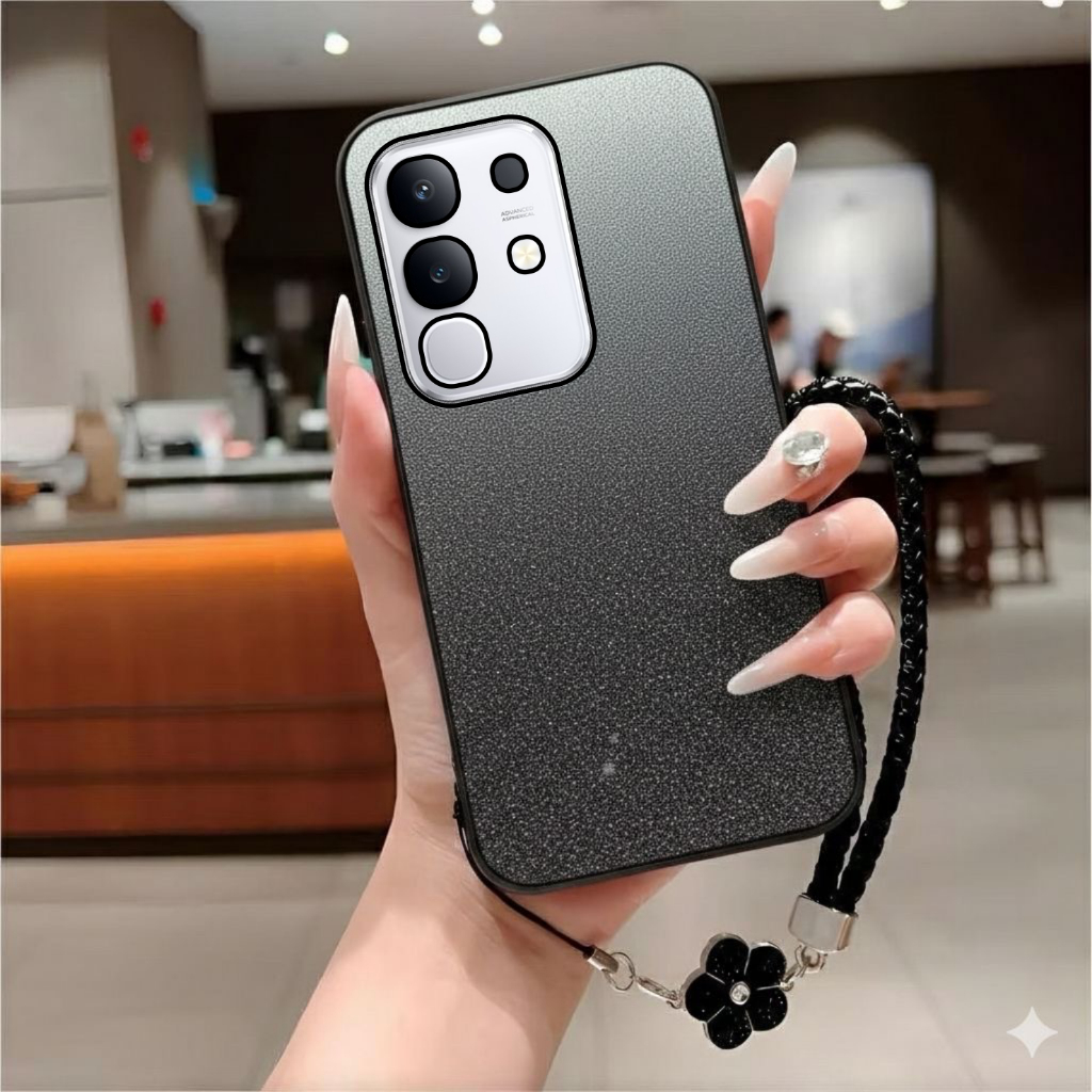 VIVO Y29 4G Glitter Shimmer Luxury Softcase ฟรี LANYARD