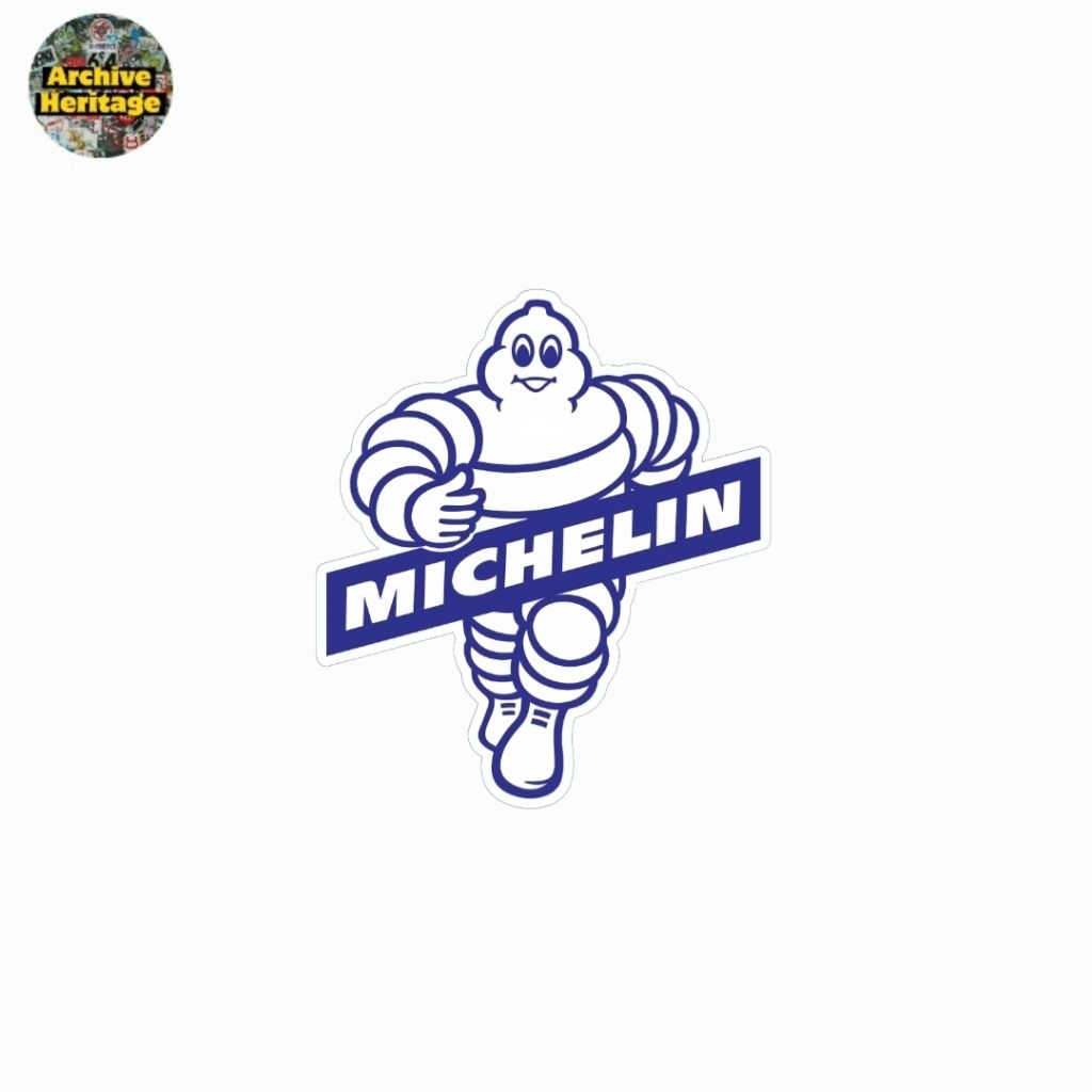 สติ๊กเกอร์ Michelin man icon สติ๊กเกอร์โลโก้ไดคัท