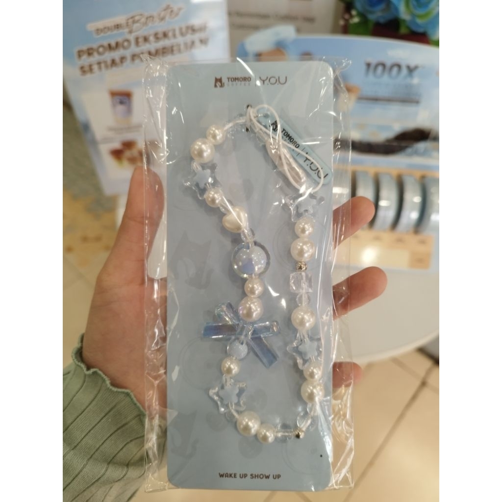 STRAP PHONE/PHONE CHARM & CUSHION YOU x TOMORO COFFEE (อ่านคําอธิบาย)