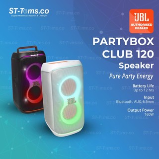 JBL PartyBox Club 120 / Partybox 120 Portable Party Speaker Up to 12 Hours of Play time Dual Mic & Guitar Inputs