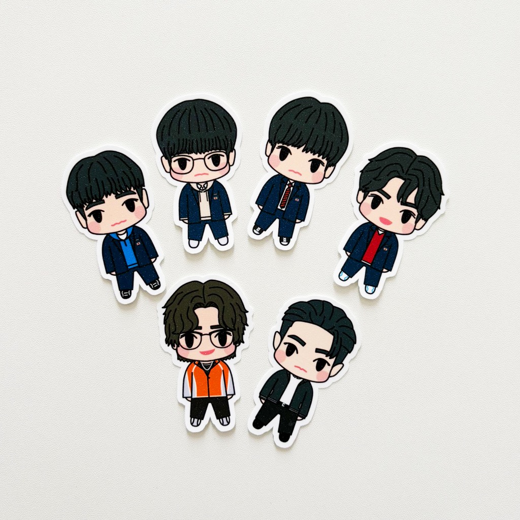 WEAK HERO STICKER GLITTER / สติ๊กเกอร์