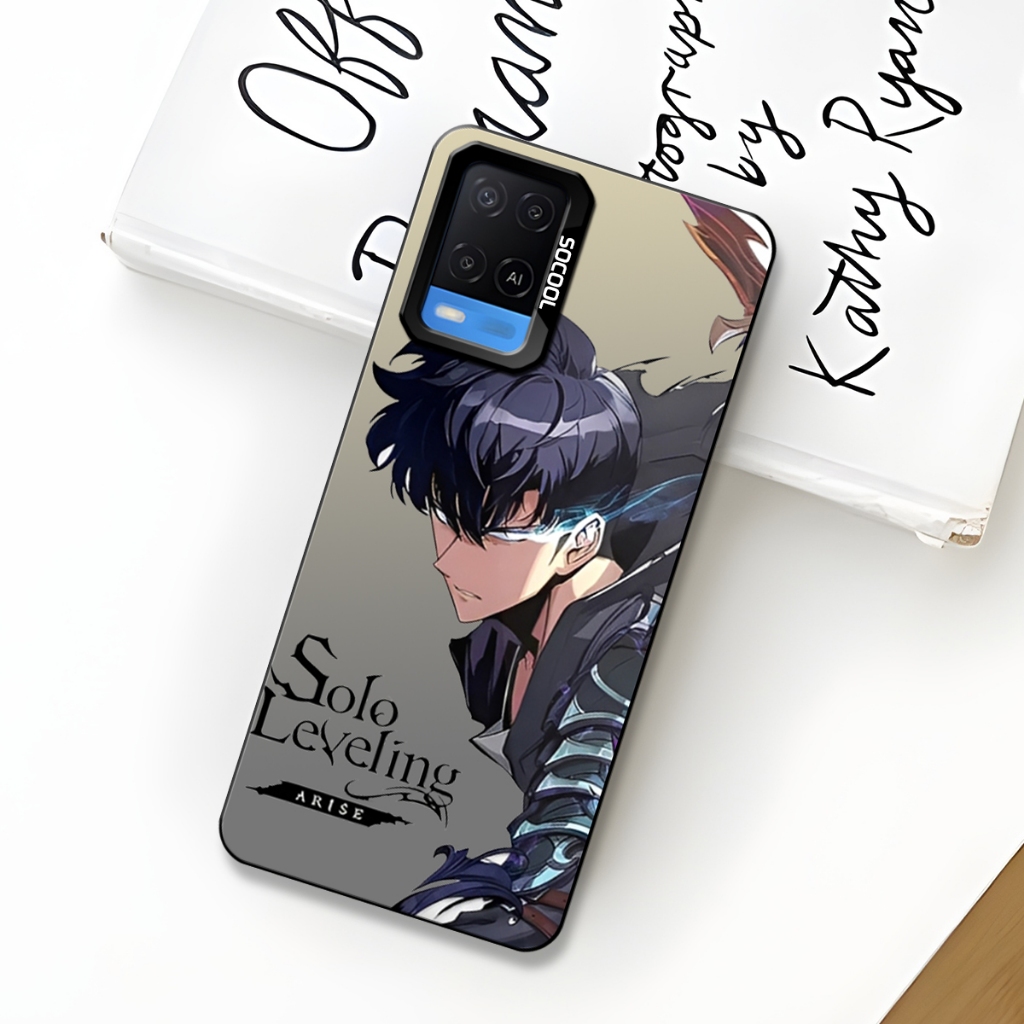 HP SoftCase Hybird Socool HOLOGRAM Motif SOLO LEVELING สําหรับ OPPO A54, A60, A77S, A57, A5X, A3X, A
