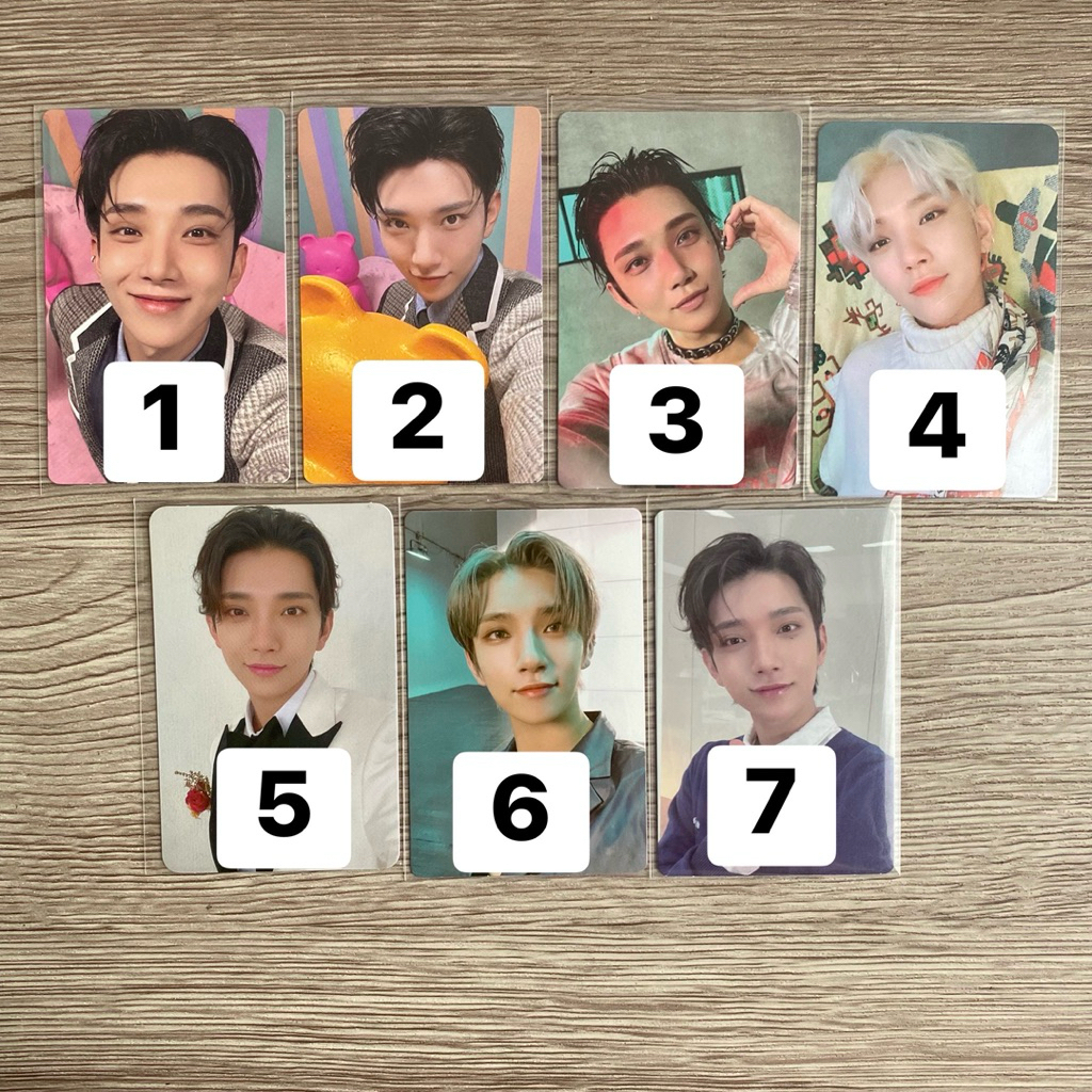 [REPRICE] SEVENTEEN JOSHUA PHOTOCARD อย่างเป็นทางการ svt pc scoups choi seungcheol kkuma chem chemon