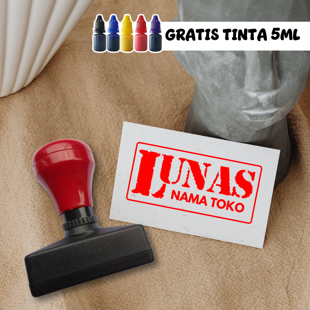 V7 SOFT SHOP STAMP CAN USE SHOP NAME FREE DESIGN 5ML INK