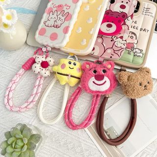 Tali Hanphone Lanyard Universal Bisa Cross-Tangan Motif Kartun Lucy Gelang Gantungan HP