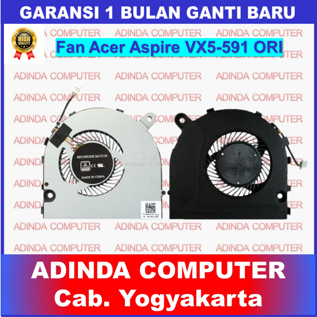 พัดลมแท้ Acer Aspire VX15 VX5-591 VX5-591G VX 15 FJ3A FCC2