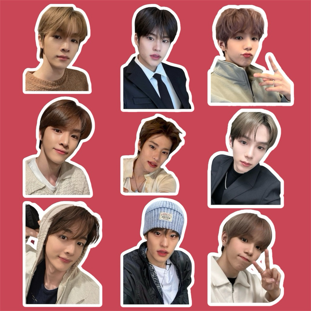 น่ารักสุนทรียศาสตร์ Riize สติกเกอร์ (ตัดแล้ว) กันน้ํามัน / Kpop Riize Wonbin seunghan antton shotaro