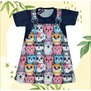 daster anak perempuan dress full printing bukan sablon 2-9T