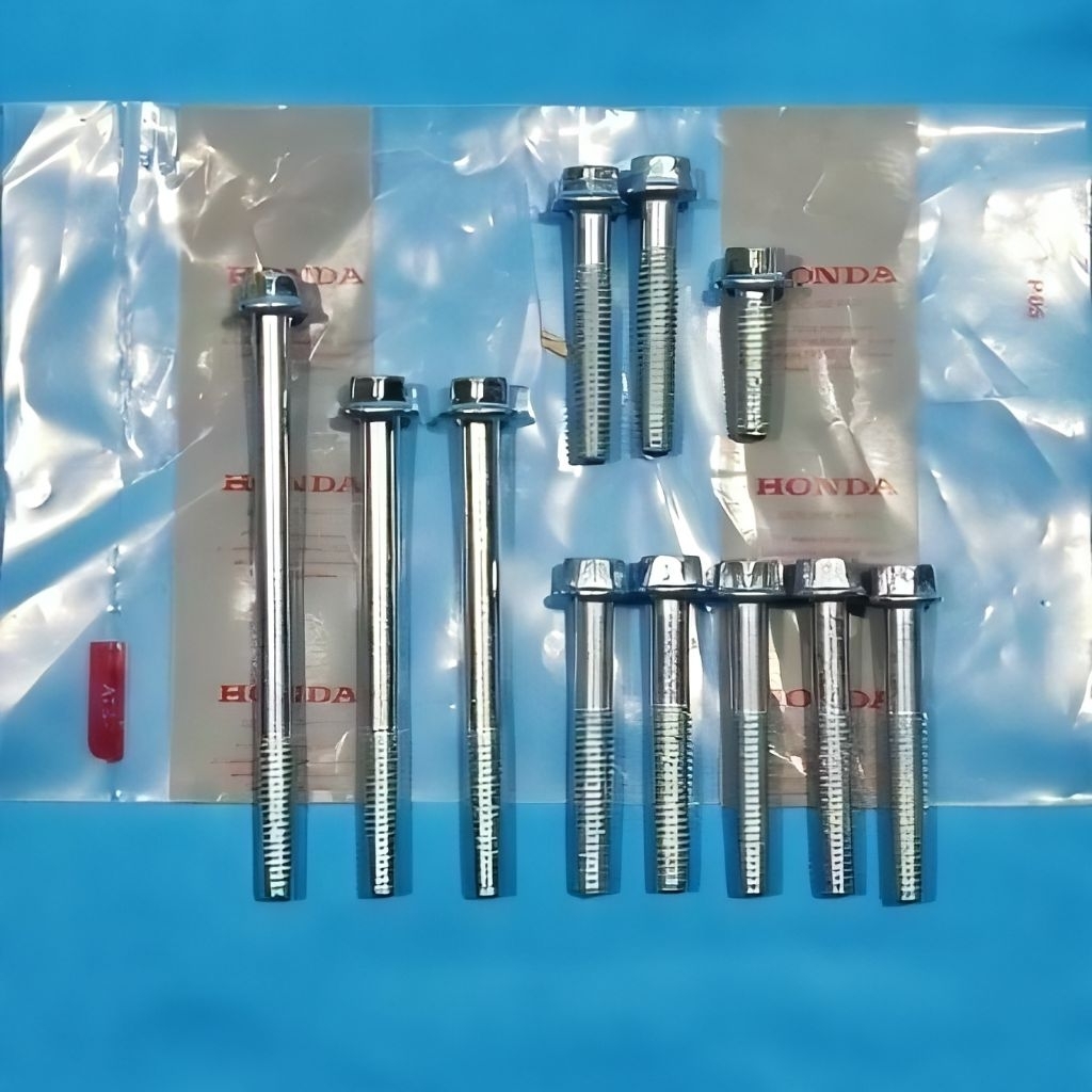 1 ชุดแม่เหล็กคลัทช์ถังบล็อกสลักเกลียวสําหรับ Honda Win 100 Win100 Win หนึ่งชุดเดิมเกรด A T8 Key Assy