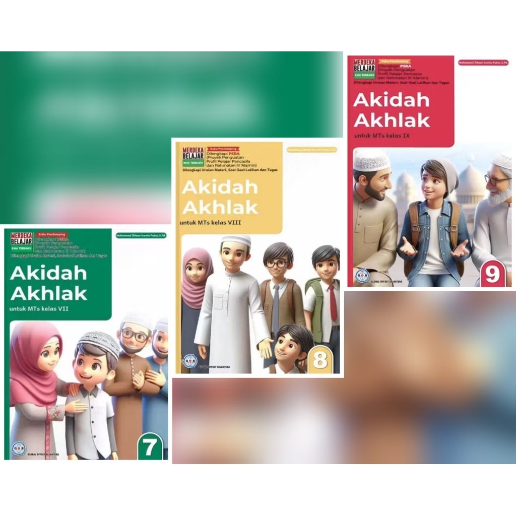 Aqidah Akhak สําหรับ MTs class 7, 8, 9 KMA GOS ล่าสุด