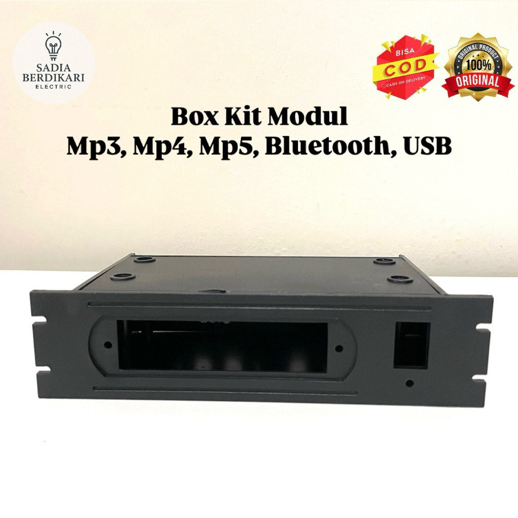 Box Kit Mp3 Mp4 Mp5 พลาสติกโดฟสีดําหนา / กล่องกล่อง mp3 หรือ mp5 หนา