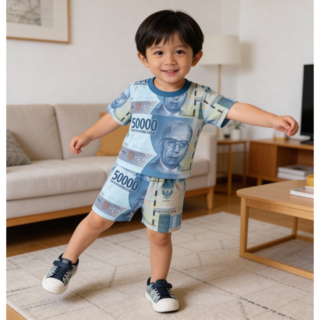 GROOT LIMITED EDITION ชุดเสื้อผ้า MONEY CHILDRENS / เสื้อผ้า CHILDREN พร้อม THR MONEY