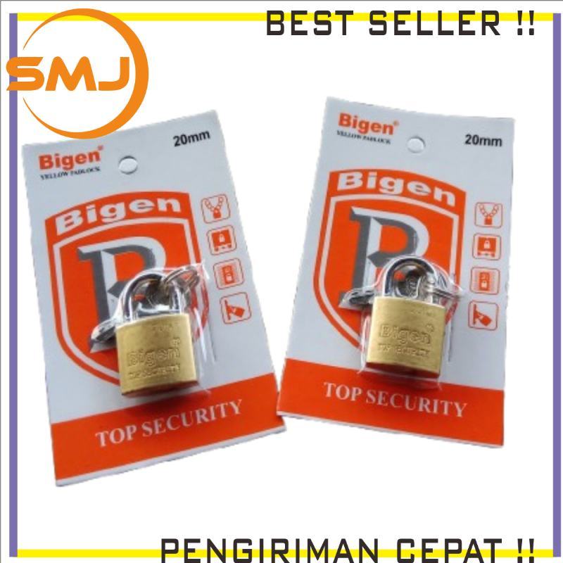 กุญแจ Bigen Yellow 20mm