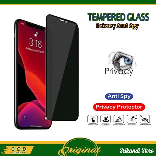กระจกนิรภัย Anti Spy คลุมทั้งหมดรายการสีดํา Vivo IQOO Z9X Z29 Z7X Z27 IQOO Neo 10 5G IQOO 13 12 11