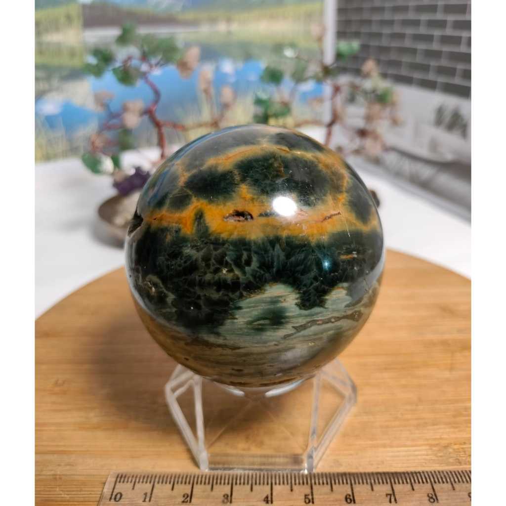 หินทรงกลมOcean Jasper ธรรมชาติ (5)