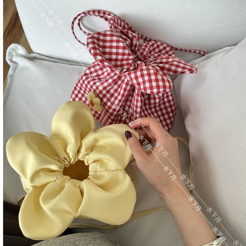 Chikoisme - POSY Slingbag Womens Flower Bag Drawstring Handbag Womens Cute Korean Style Pastel