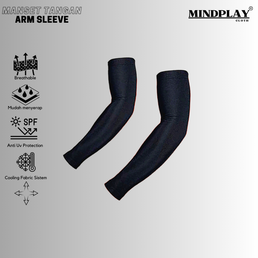 MIND PLAY.CLOTH | แขน SLEEVE CUFF BICYCLE CUFF SCRAF-OUT ประตู ANTI UV | กีฬา CUFF | วิ่ง CUFF | รถจ