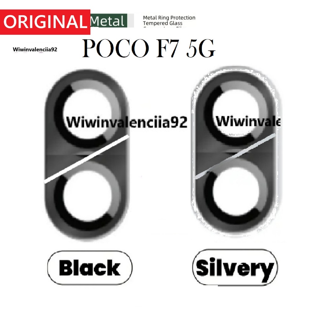 RING 1 BLOCK กล้อง Full Frame Cyber SILVER EDITION XIAOMI POCO F7 5G - F7 F8 PRO - F7 F8 ULTRA กระจกนิรภัย/กระจกคลุมทั้งหมดตัวป้องกันเลนส์/เลนส์กล้อง BLACK DARK BLACK BEZEL-Bel-Bazzing Cazzel-Bel-Bazzing Galaxy Ben Mi Xiao POCOF7 F 7 F7PRO PocoF7 1 ชุด