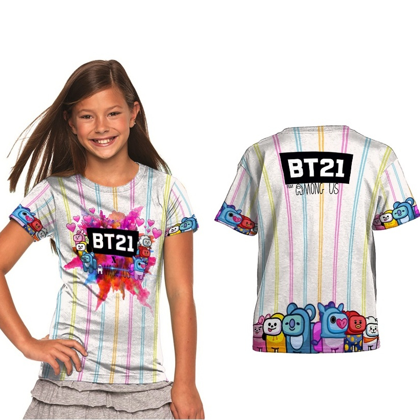 BT21 X AMONG US Sublime Fullprint Kids Jersey
