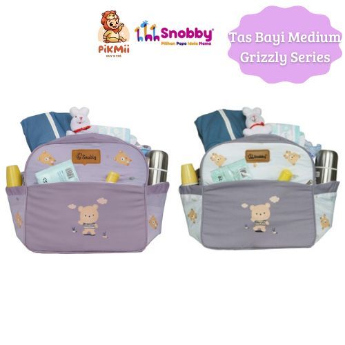 Snobby Medium Grizzly Series baby Bag / baby Gear Bag // pikmii baby kids