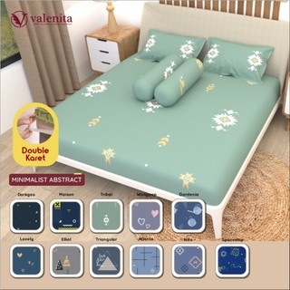 Valenita DOUBLE KARET - 160x200x30 B2 Sprei Set Queen