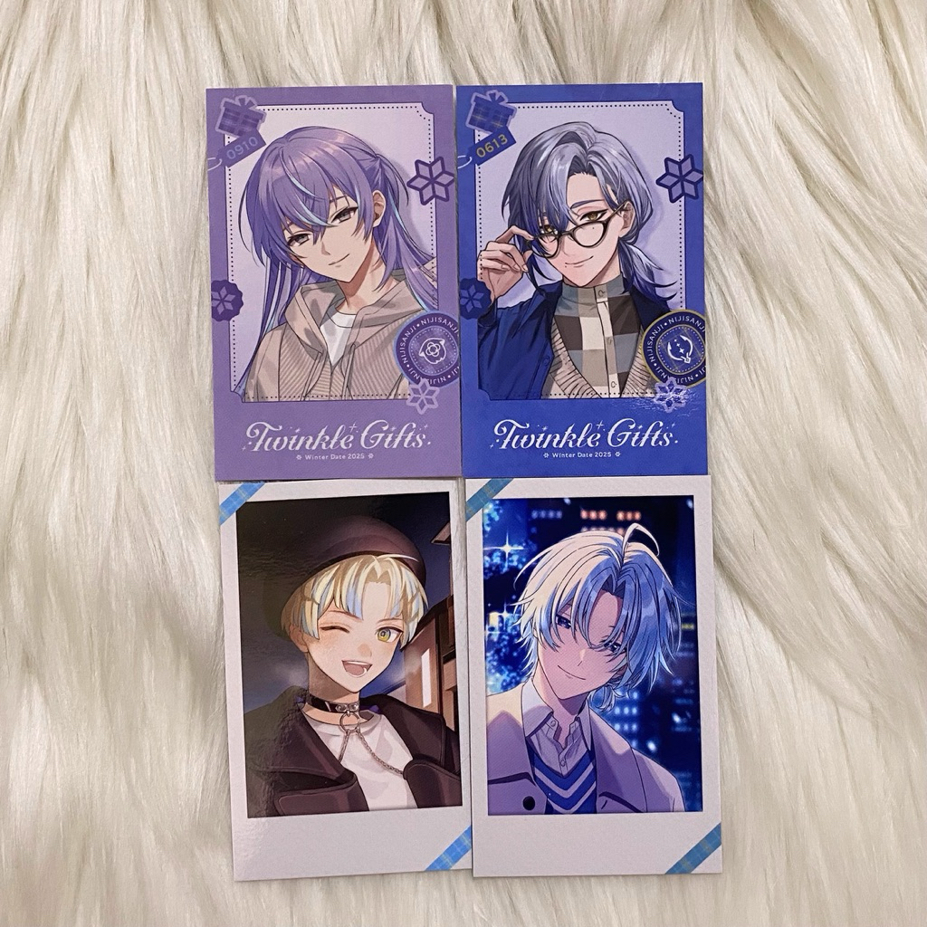 NIJISANJI JP Twinkle Gifts Card Cheki Polaroid