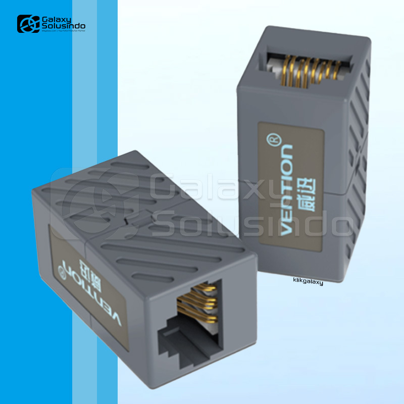 Vention VAM650 Adapter Barrel RJ45 Cat6 Female to Female Coupler LAN Connector - GK