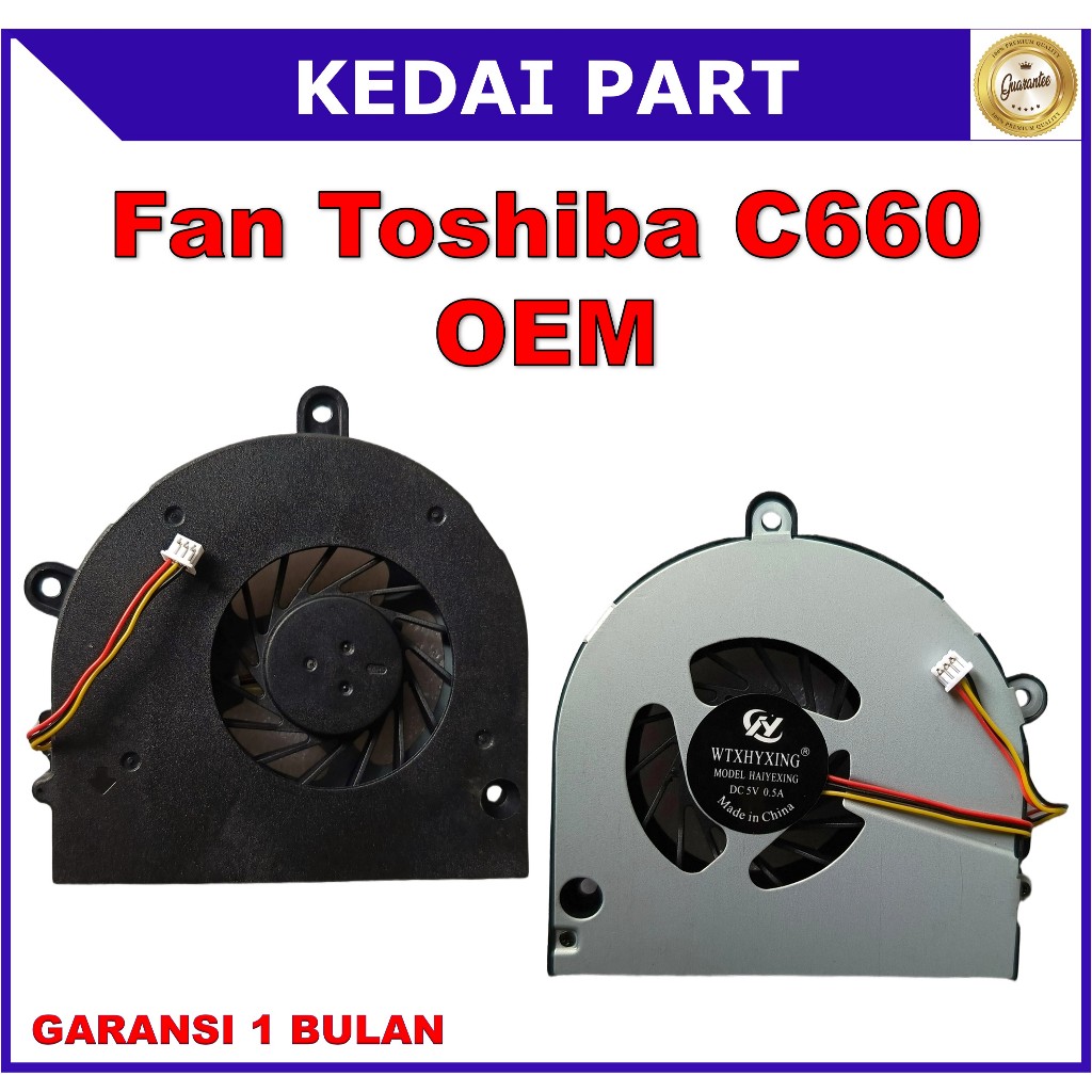 TOSHIBA C660 A660 A660D C660 P775 A665 A655D L675 OEM COOLING FAN
