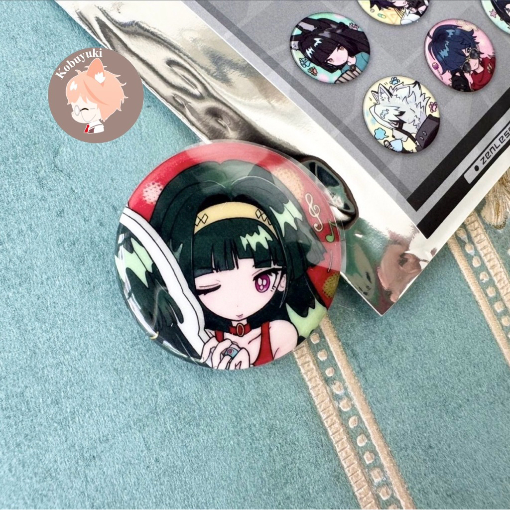 อย่างเป็นทางการ 38 มม.จํากัด ZZZ Ellen Joe Astra Yao mini badge pin ปุ่ม benefit zenless โซน zero me