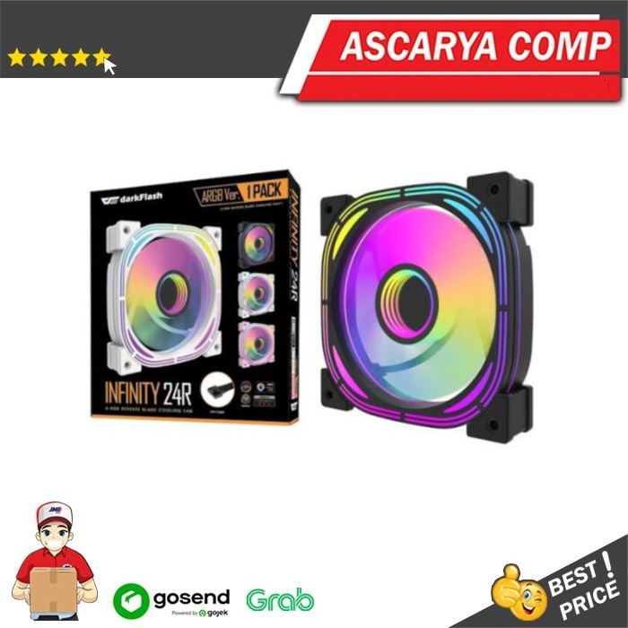 DARKFLASH INFINITY 24R Reverse Blade Single Pack ARGB Fan