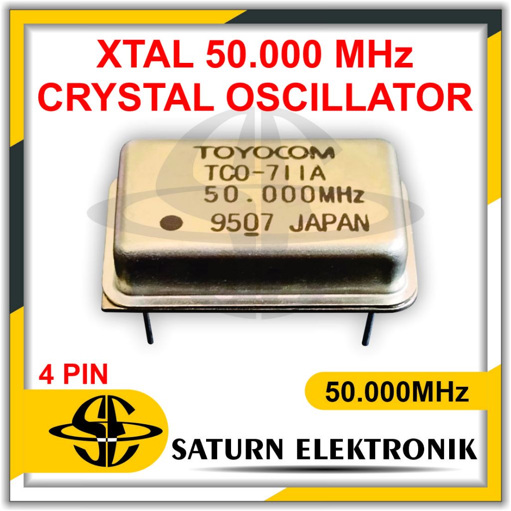 XTAL 50,000 MHz CRYSTAL OSCILLATOR 4 PIN