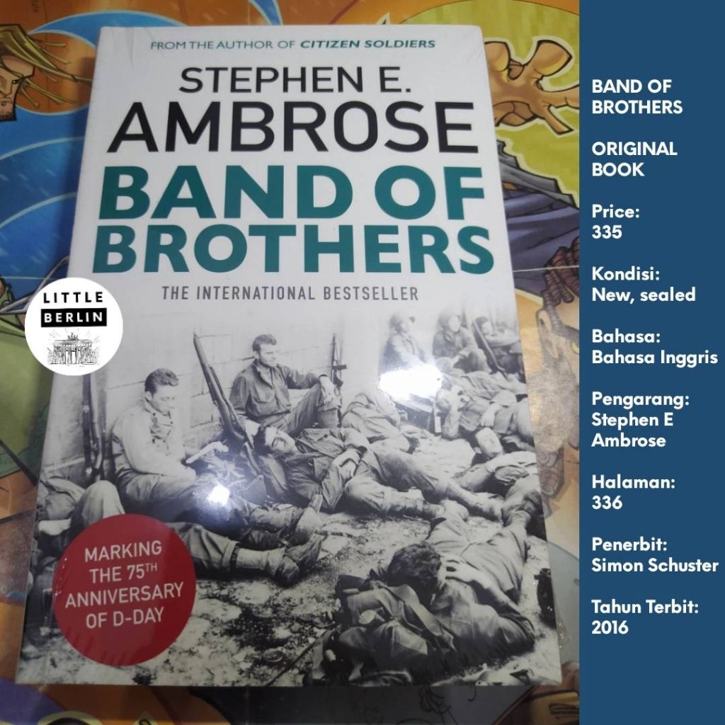 หนังสือต้นฉบับ BAND OF BROTHERS Stephen E Ambrose New War Novel War World War II World War Band of B