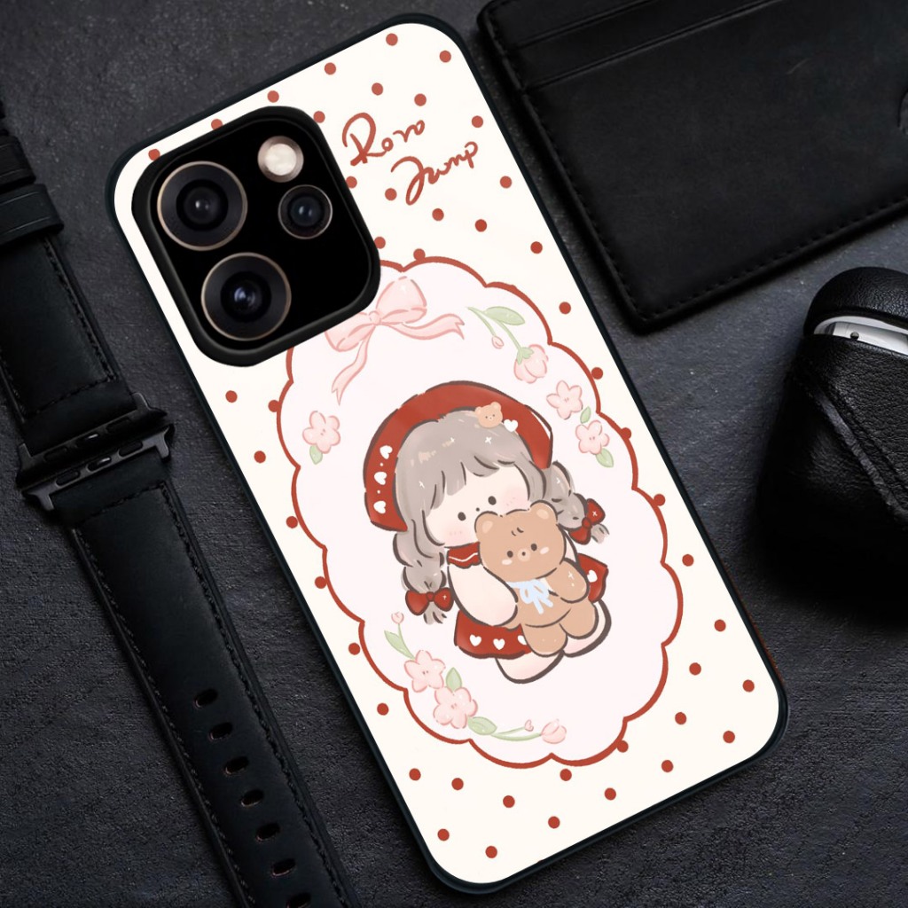 HP Softcase Glass Oppo Reno 15F [BSG-41] - เคสโทรศัพท์ Oppo Reno 15F - เคสกระจกอะคริลิค Oppo Reno 15