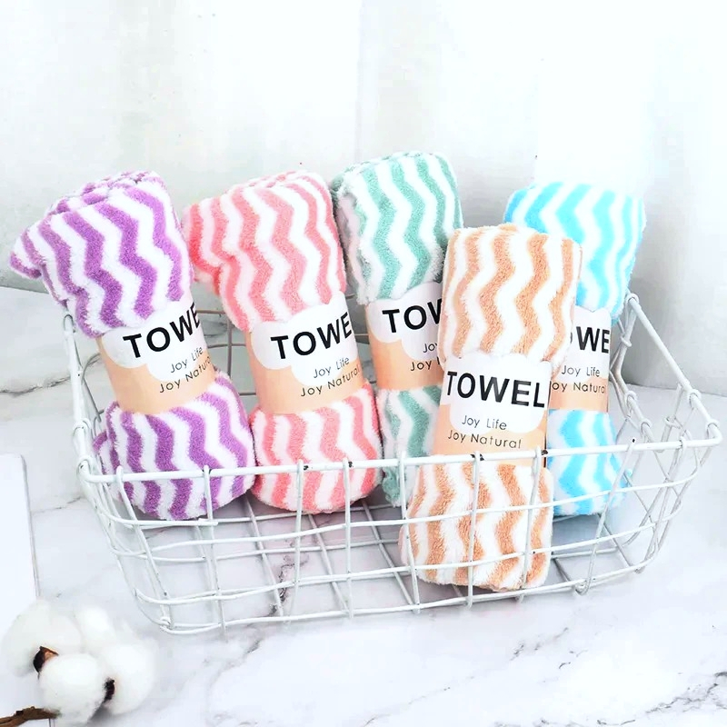 FACE TOWEL 30 X 60CM PREMIUM MICROFIBER SMALL TOWEL SOUVENIR MINI TOWEL JOY LIFE NATURAL
