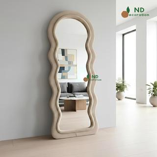 ND Decoration - Standing Mirror Aesthetic Wavy Arch Jumbo Ukuran 180x75 Full Body