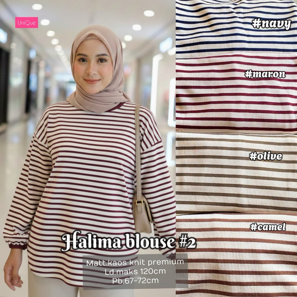 Halima Blouse 2 HQ Knit T-Shirt โดย Unique