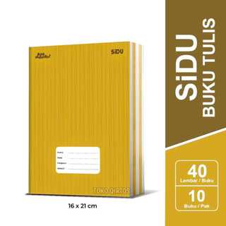 [ PAK ] Buku Tulis SIDU Sinar Dunia 40 Lembar Sampul Coklat / Kraf Grosir (Isi 10 Buku)