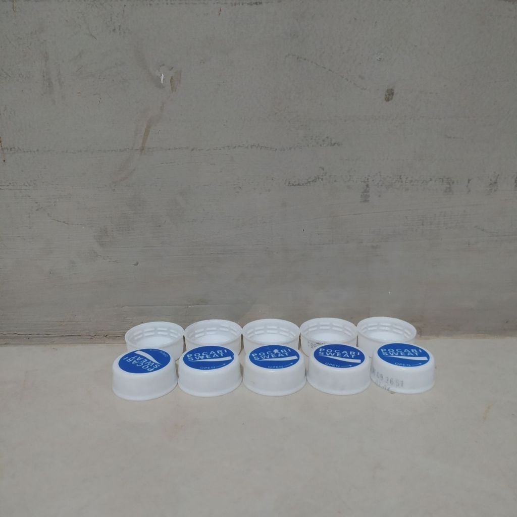 10 ชิ้นสีขาว Pocari Sweat ขวดพลาสติก, ทําความสะอาดใช้