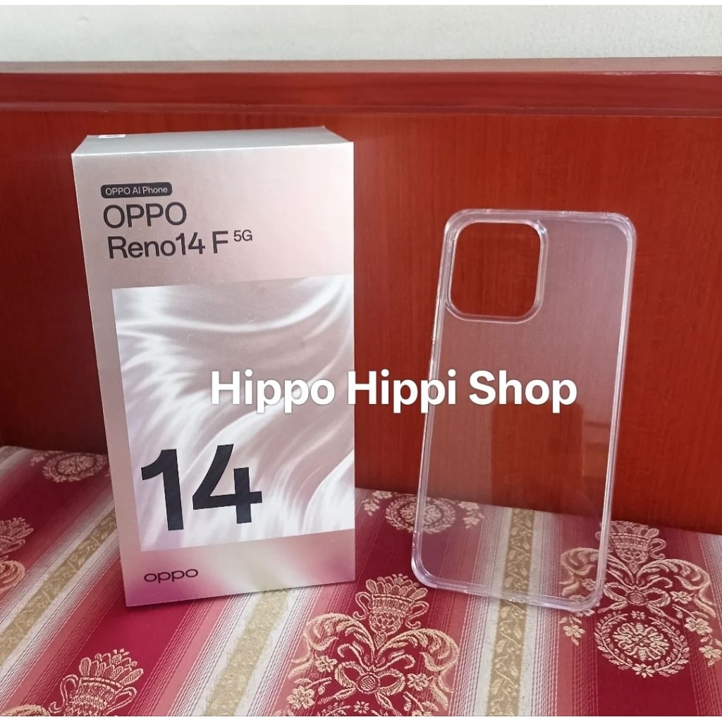 [ใหม่] Softcase Casing HP Oppo 14F 5G Transparent Original