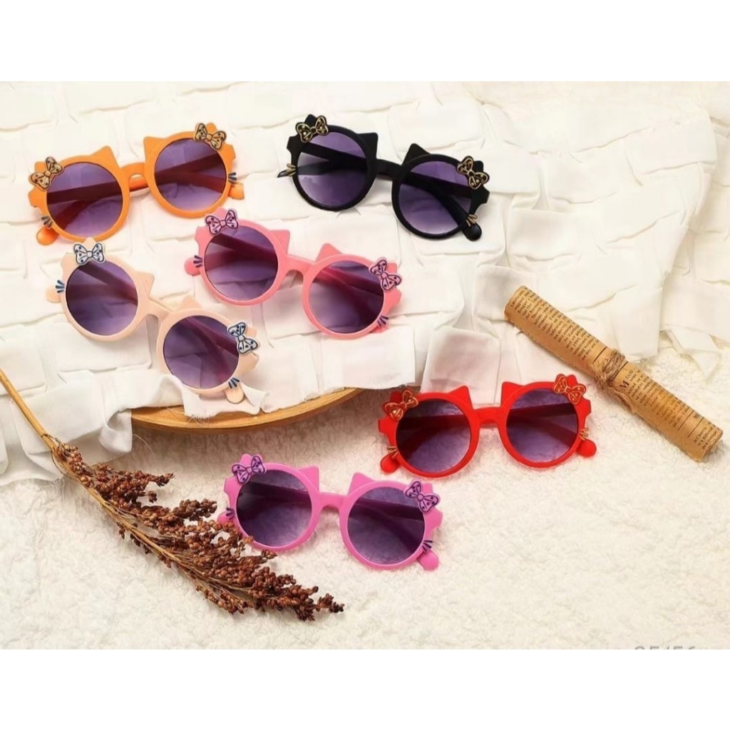 แว่นตากันแดดเด็กออกแบบแมวน่ารัก 6613
