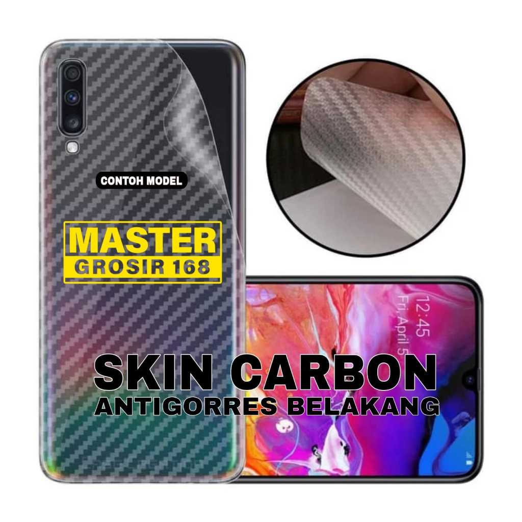 ITEL A50 ITEL A80 ITEL RS4 GARSKIN CARBON ANTI-FUNGUS ANTI-SCRATCH BACK ITEL A50 ITEL A80 ITEL RS4 S