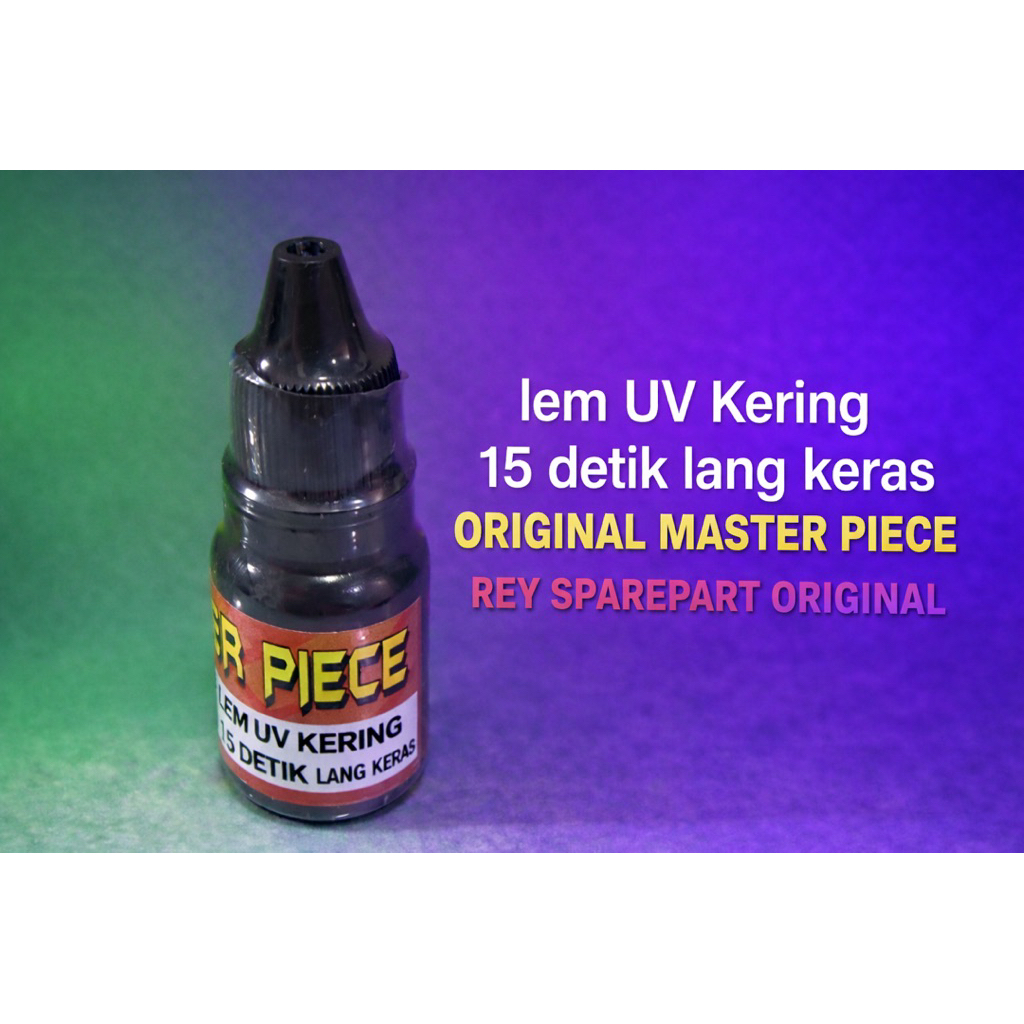UV CURING GLUE 10ML HARD UV LIGHT GLUE 15 SECONDS jos ยังคงอยู่
