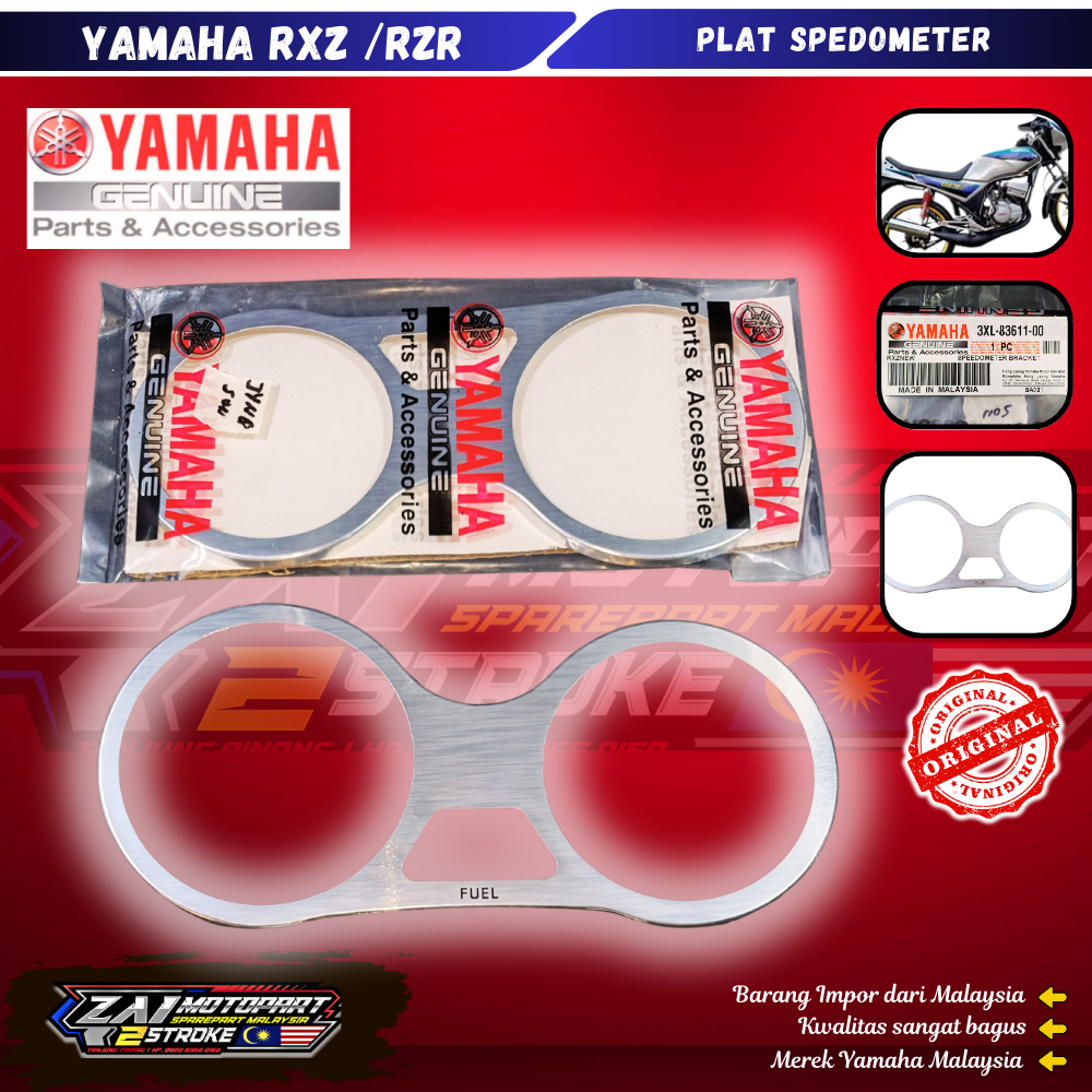แผ่นเรือนไมล์ ขายึดเรือนไมล์ Yamaha RXZ RZR Original Hong Leong Malaysia
