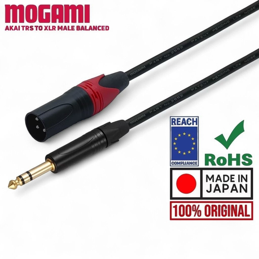 โมกามิ ออริจินัล | Mogami Cable Jack 6.5mm to XLR Balanced - (MOGAMI, GP, XLR MA - AKAI TRS)
