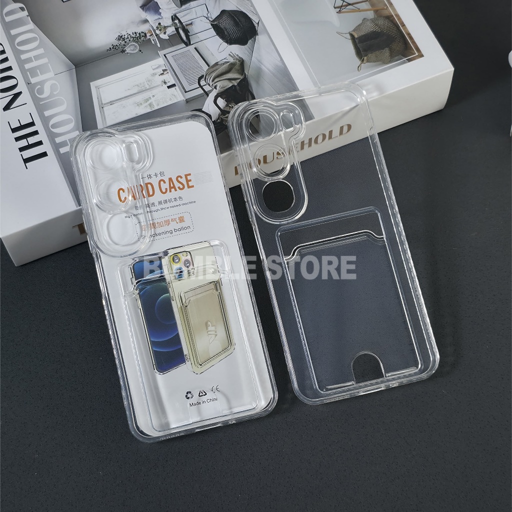 Bumble - Vivo Y21D Softcase Clear Card Case Bening Card Slot Case Vivo Y21D